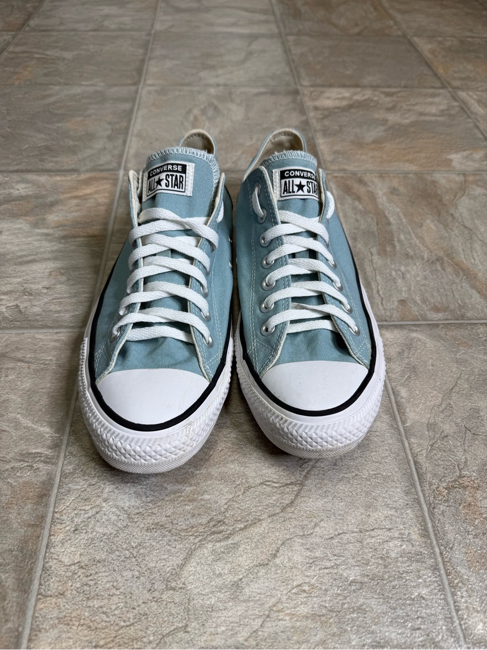 Converse Chuck Taylor All Stars Ox Blue Mens Shoe Size 11.5 Blu 169157F Preowned - Picture 1 of 8